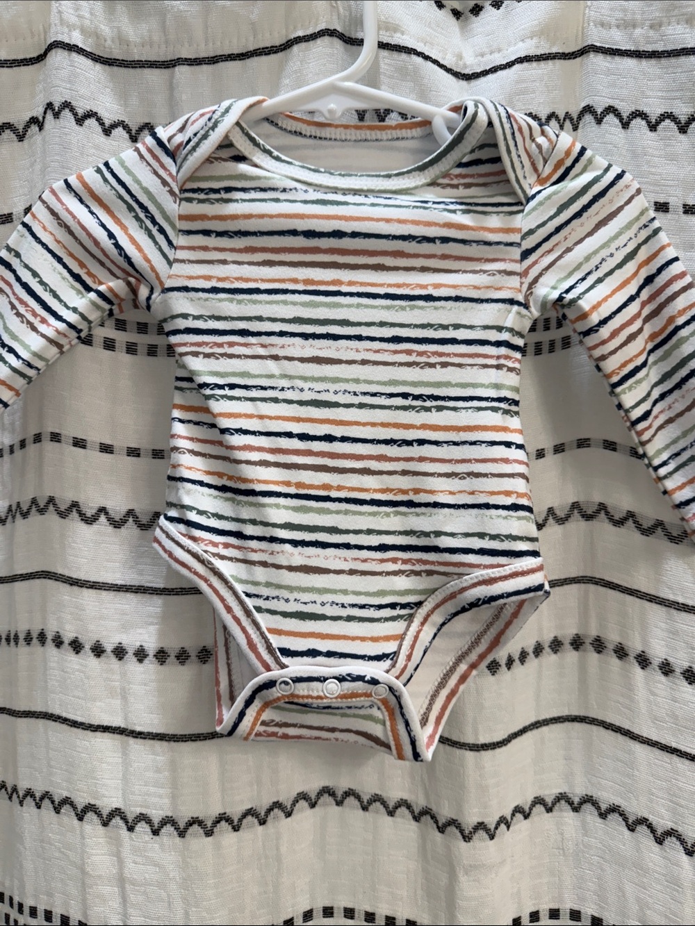 Baby Essentials 3-Piece Long Sleeve Onesie Set